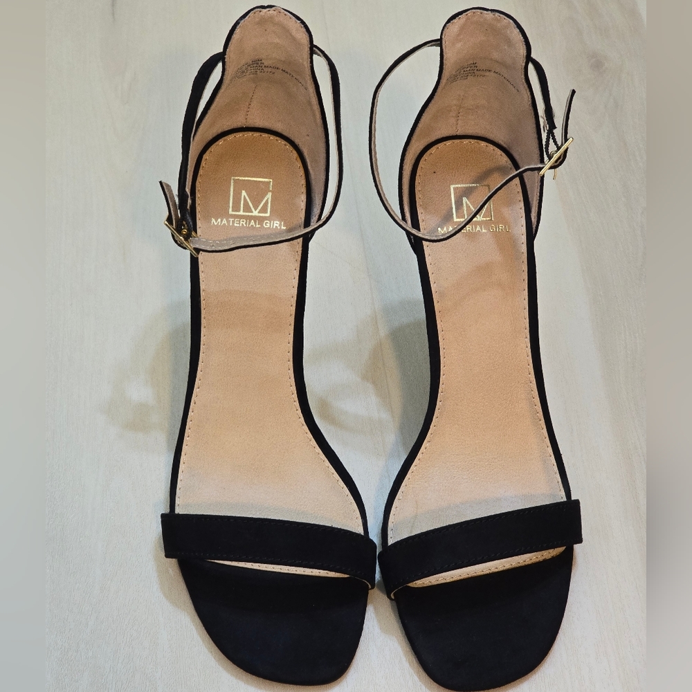 Material Girl Blaire Women Shoes Open Toe Casual Ankle Strap Sandals Sz 10M